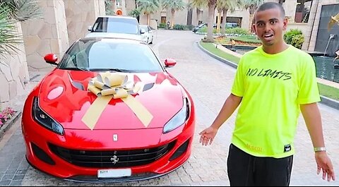 DUBAI'S RICHEST KID NEW CAR BIRTHDAY SURPRISE .