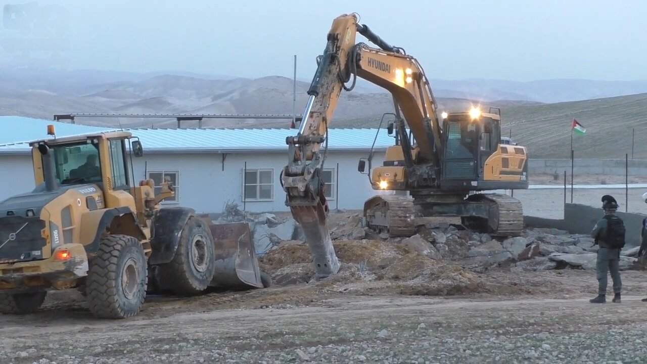 Israel Demolishes a Mosque Under Construction in the West Bank