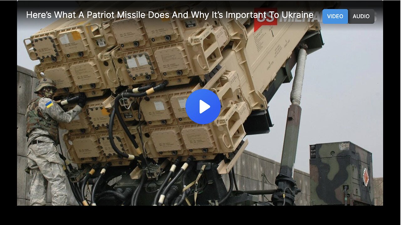 What a Patriot missile does and why it's important to Ukraine