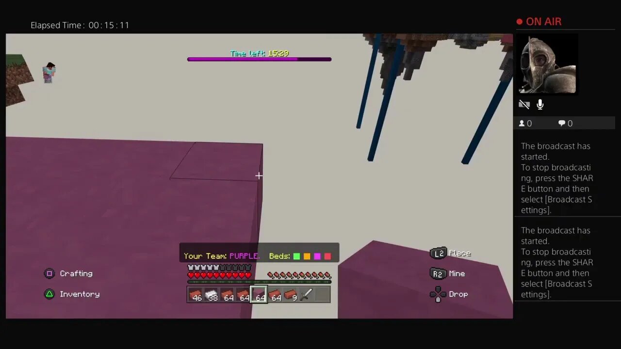 My first time ever playing Minecraft in servers