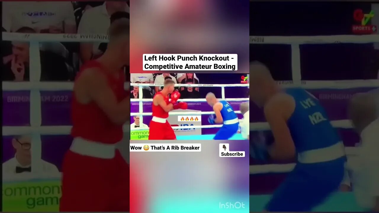 Left Hook Punch Knockout - Competitive Amateur Boxing #shorts #boxing #wbcboxing #wbaboxing