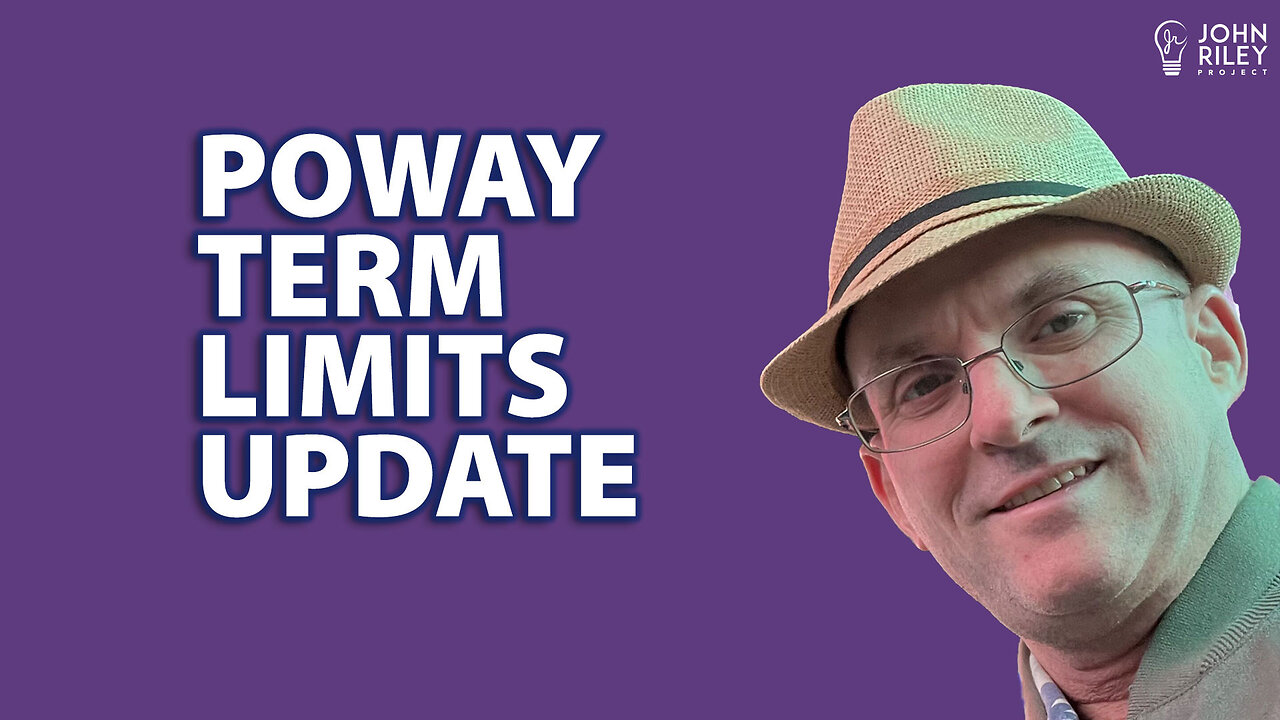 Poway Term Limit Plan Suspended. Tony Blain says signature goal is out of reach.