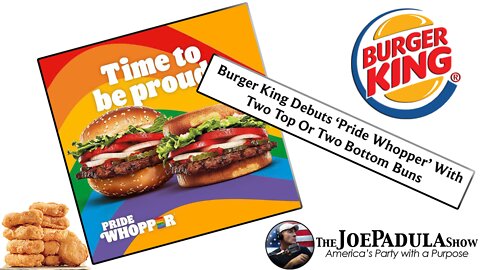 Burger King does Pride Burgers with Two Top Buns or Two Bottom Buns