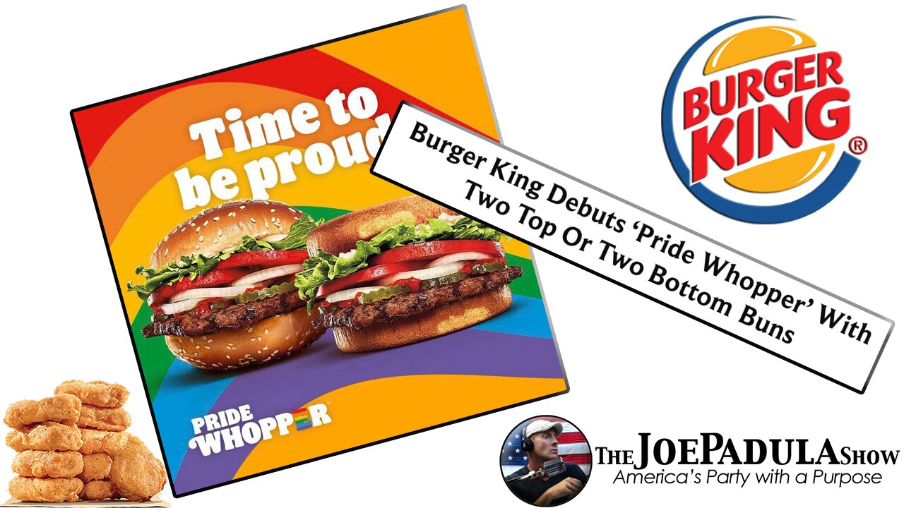 Burger King does Pride Burgers with Two Top Buns or Two Bottom Buns