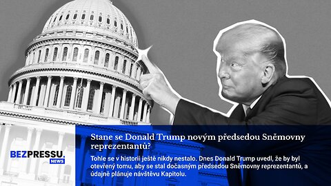 Stane se Donald Trump novým předsedou Sněmovny reprezentantů?