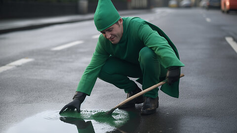 WANTED by POLICE: Pothole Robin Hood Returns to "Illegally" Fix Roads