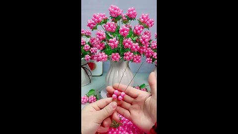 Handmade diy beads flowers for home decoration #handmade #diy #beads #handmadegifts #handmadecraft