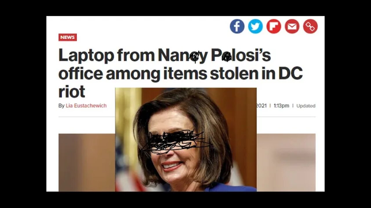 Ron's Message and others: Prepare to hunker down. The Storm is Coming: Pelosi's Laptop