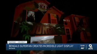 Superfan dedicates his home to the Cincinnati Bengals