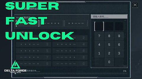 Unlock Code Safes SUPER FAST - Delta Force