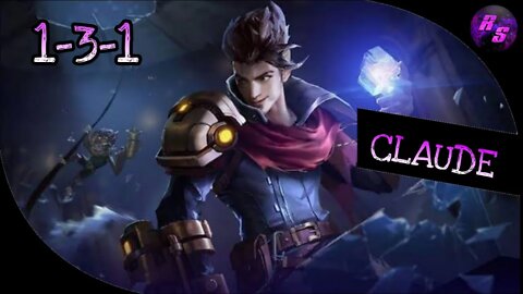 COMO FAZER A ROTAÇÃO 1-3-1 • CLAUDE GAMEPLAY | Mobile Legends