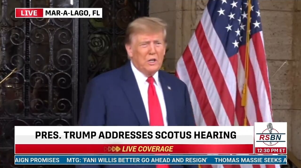 Trump Speaks Out After SCOTUS Hearing