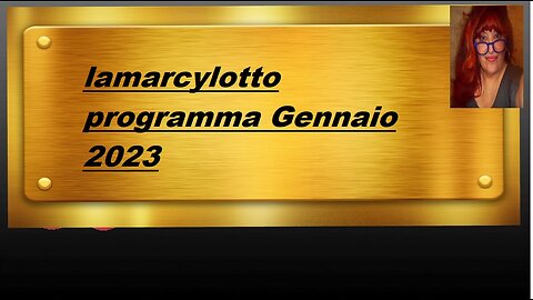 PROGRAMMA GENNAIO 2023