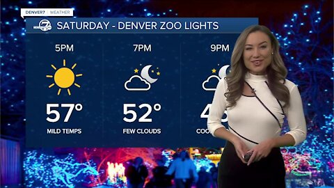 Dry and mild this weekend, but snow is on the 7 day!