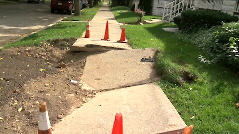 Milwaukee neighbors still waiting for sidewalk repairs, more than a month after August storms