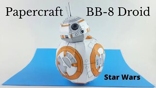 How To Create Origami BB-8 Droid (Star Wars) - DIY Easy Paper Crafts