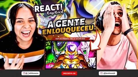 Rap do Freeza, Cell e Majin Boo - O QUANTO EU POSSO SER CRUEL 2 | NERD HITS | [React em Casal] 🔥