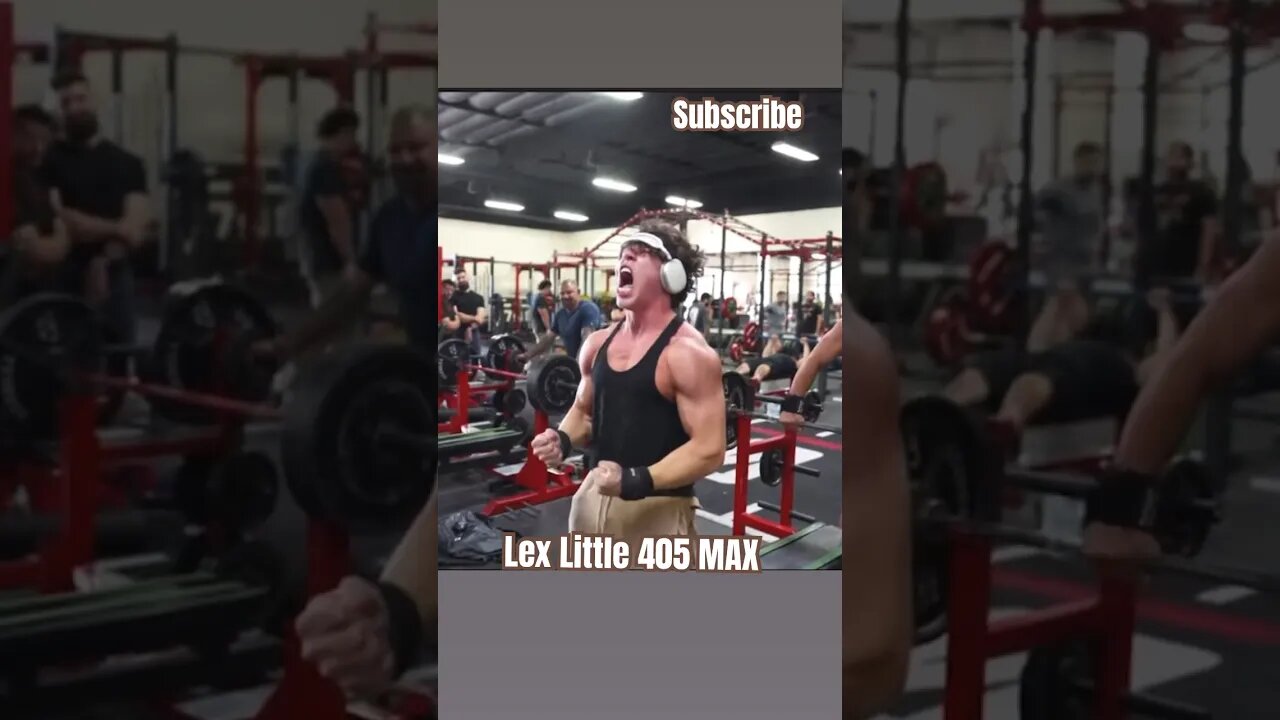 Lex Little: The Most Intense Full Max Bench Press Ever #viral #short