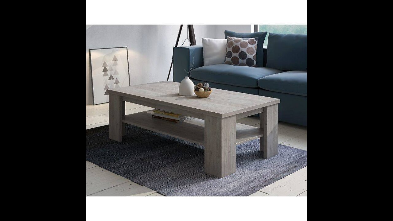 Ameriwood Home Carver Coffee Table, Gray