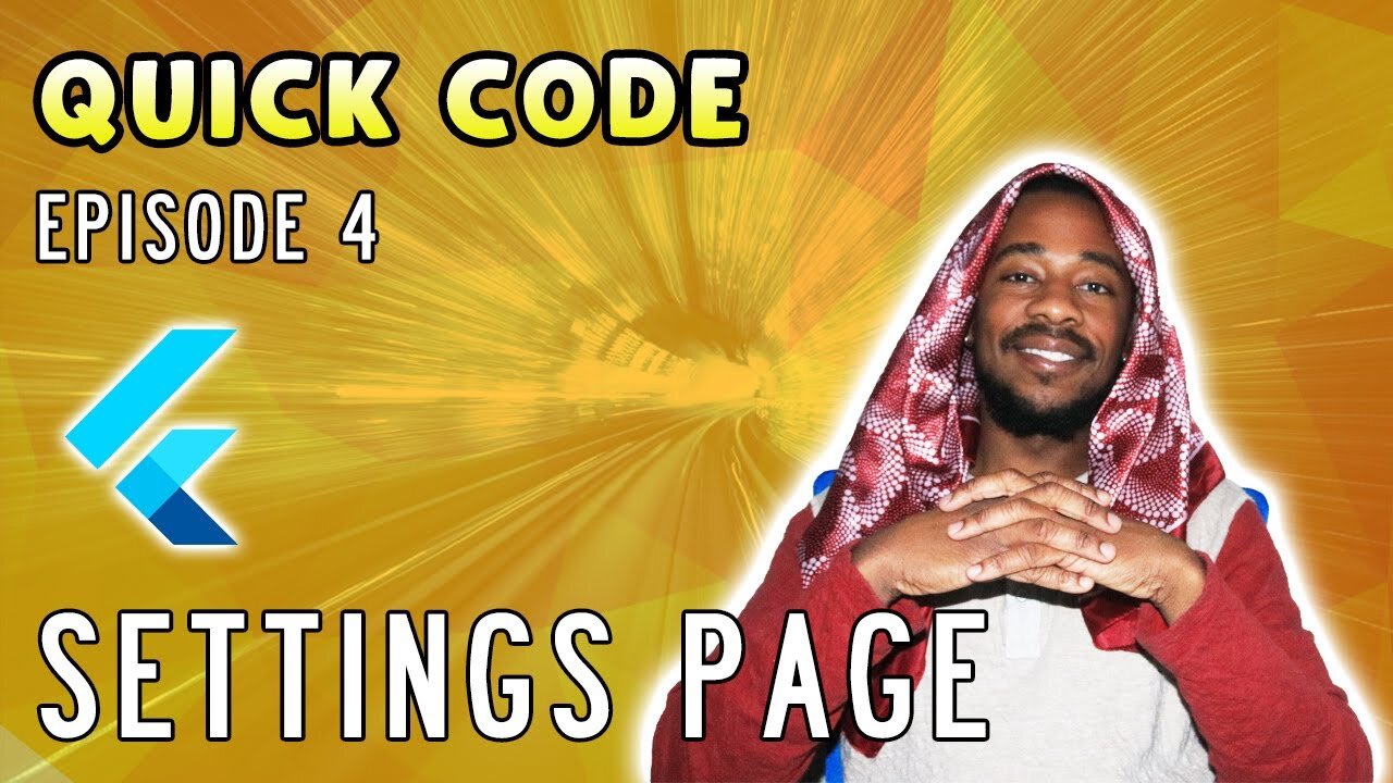Quick Code A Simple Settings Page In Flutter - Fast Motion Coding Example In Flutter