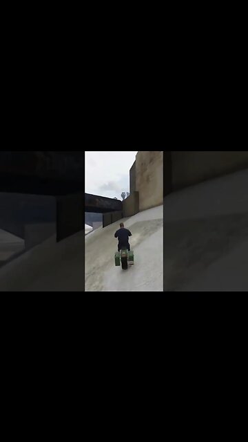 Franklin Goes Super Man Mode GTA V #crazy #gta5 #gta #flying #stunt
