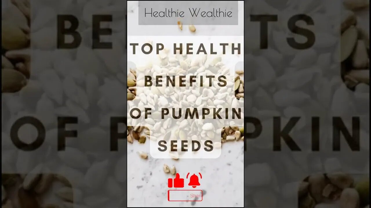 Pumpkin Seeds Benefits: A New Perspective || Healthie Wealthie