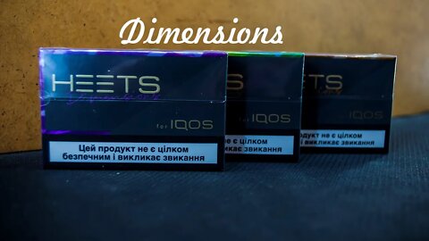 HEETS Dimensions | Новые стики для IQOS в черных пачках | Лимитка