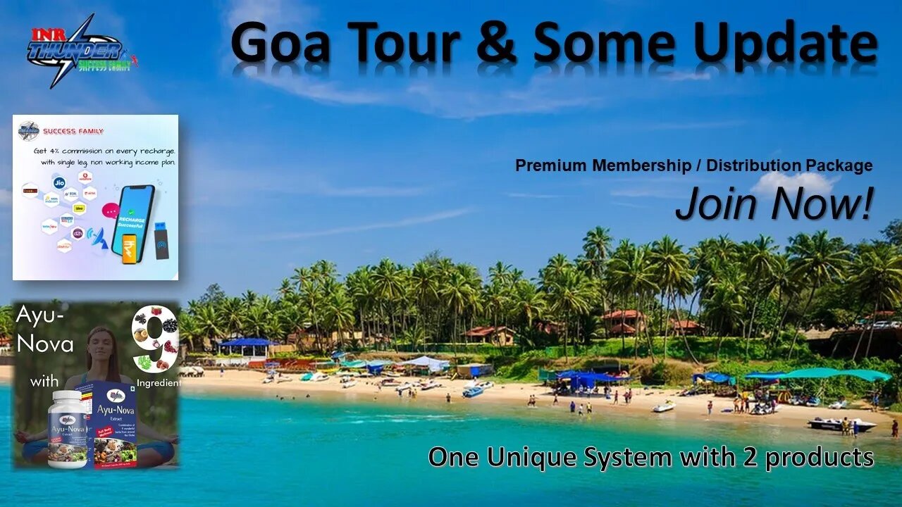 INR Thunder Success Family | GOA TOUR & SOME UPDATE #SUCCESSFAMILY #Autopool