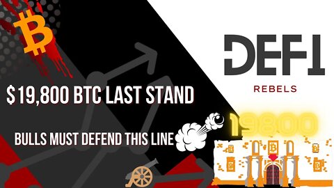 BTC TA Update | Must Hold 19800