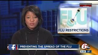 Some central Indiana hospitals restricting visitors because of flu outbreak