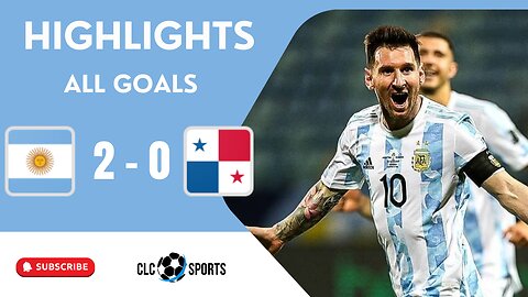 THE GOAT MESSI! Argentina Vs Panamá