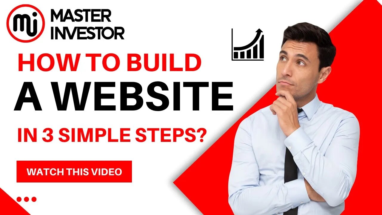 How to build a website in 3 simple steps? MASTER INVESTOR | FINANCIAL EDUCATION