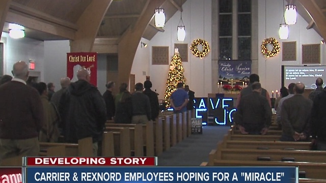 Carrier and Rexnord workers pray to save their jobs in Indianapolis