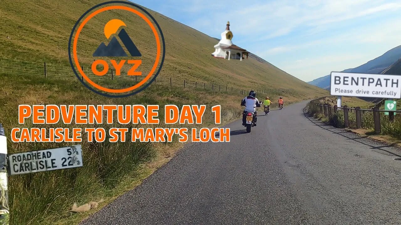 Pedventure: Day 1 - Carlisle to St. Mary's Loch