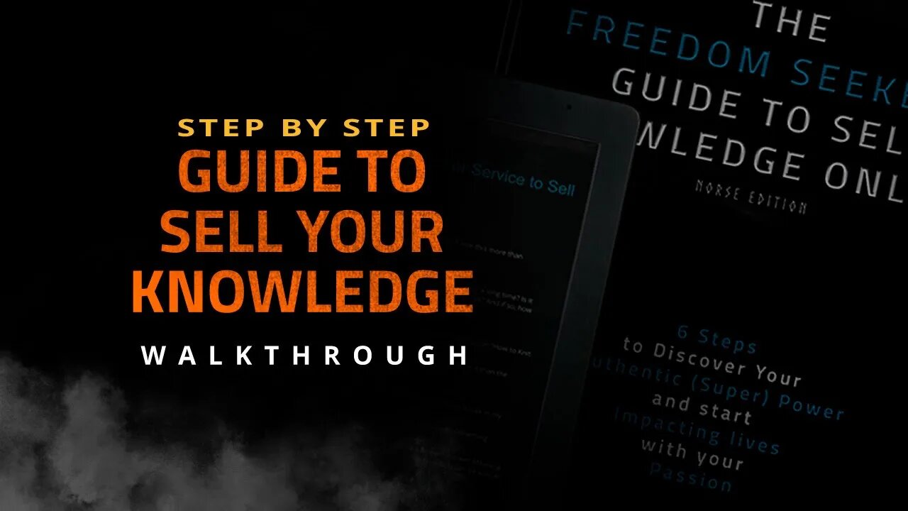 Freedom Seeker's guide to Selling Knowledge Online