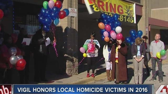 Families remember those lost to violence in 2016