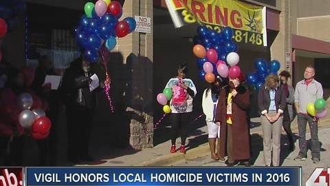Families remember those lost to violence in 2016