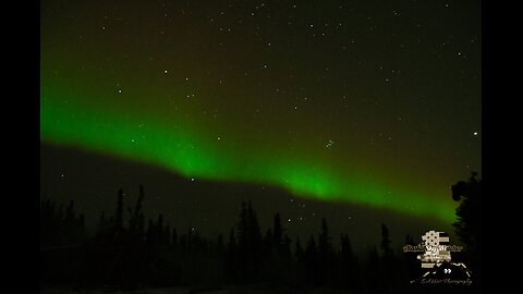 Sunset and Northern Lights