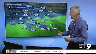 A cold, wet finish to the year along with some mountain snow