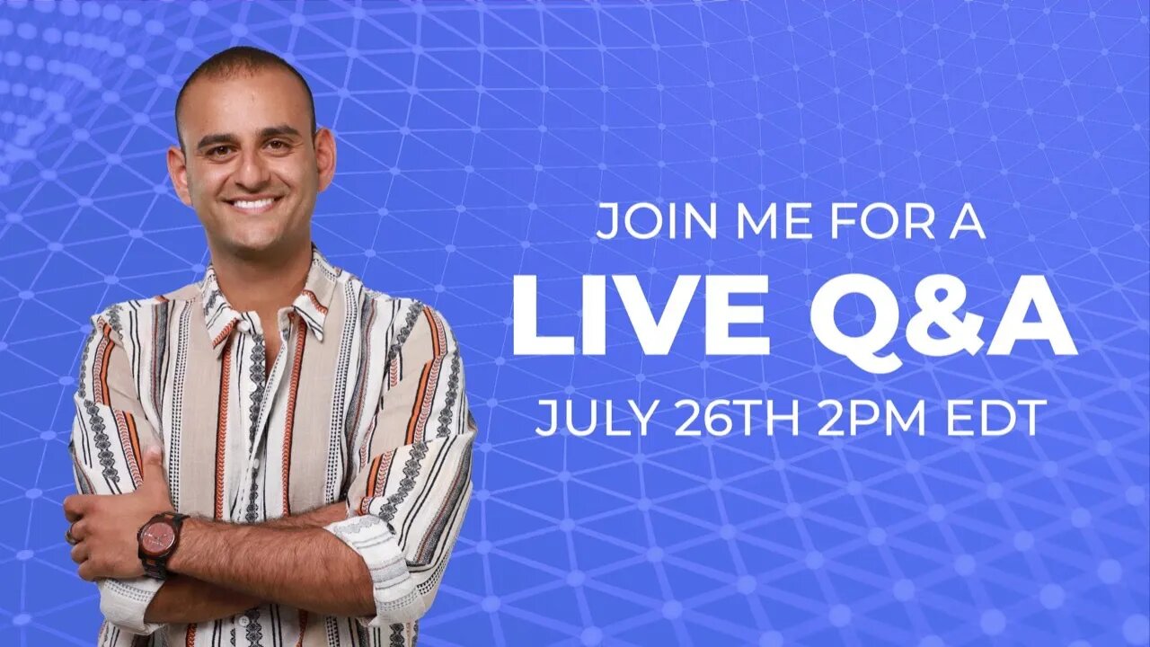 LIVE Q&A: Ask me anything!