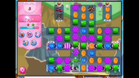 Candy Crush Level 2907 Talkthrough, 34 Moves 0 Boosters