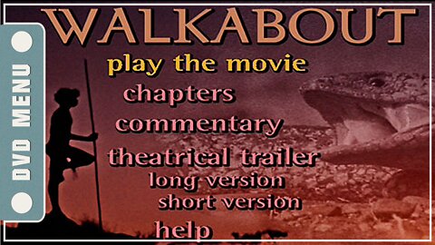 Walkabout - DVD Menu