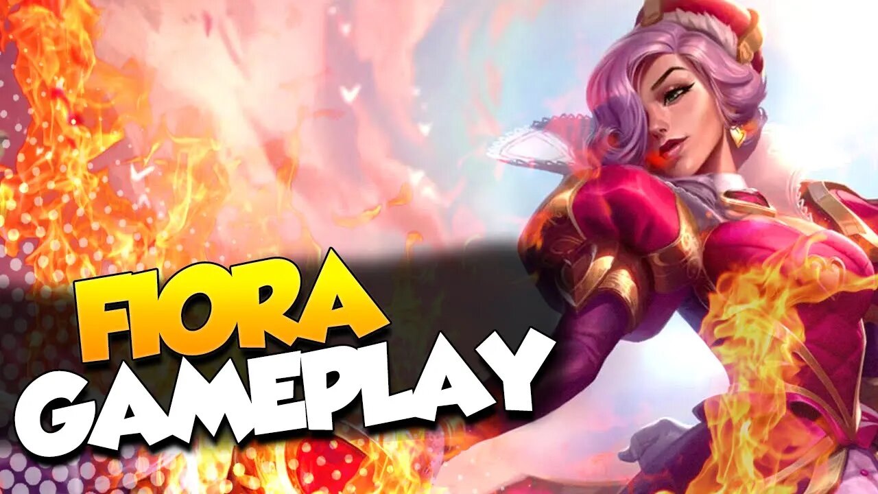 FIORA TOP *FORAM SOLADOS 4 VEZES SEM EU IR BASE* GAMEPLAY LOL