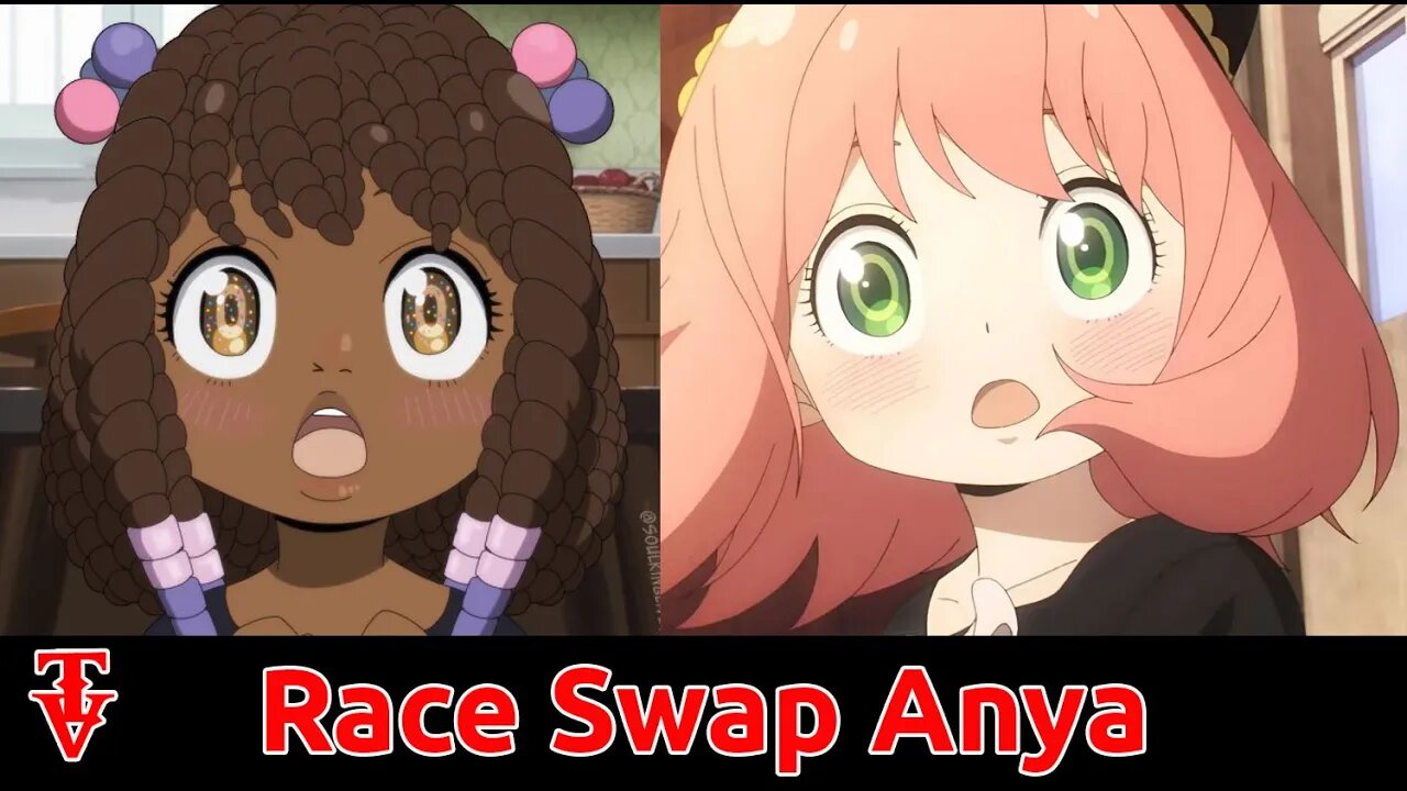 Spy X Family Anime Race Swap Artwork Gets Attacked #anime #anya