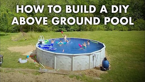 DIY Above Ground Pool Kit Build | From Start To Finish!
