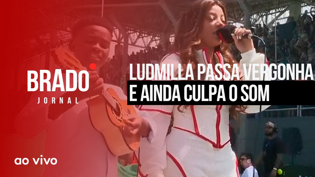 LUDMILLA PASSA VERGONHA E AINDA CULPA O SOM - AO VIVO: BRADO JORNAL - 06/11/2023