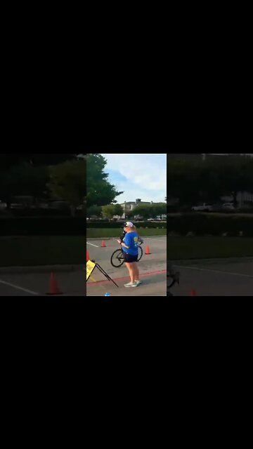 Big finish at my #triathlon today! (Full video on my main page) #athlete #racing #shorts #fitness