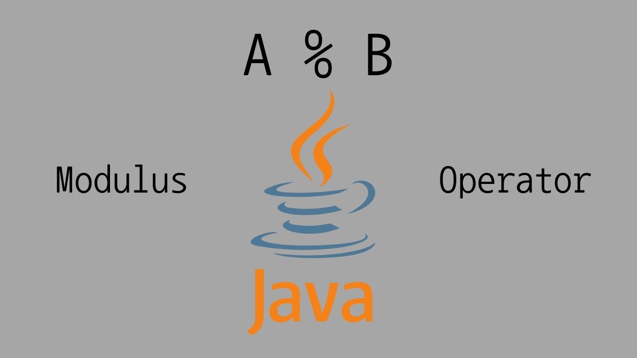 Modulus Operator (%) in Java