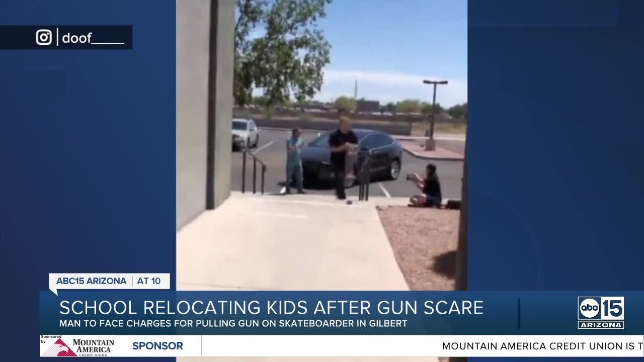 Gilbert school relocating kids after gun scare