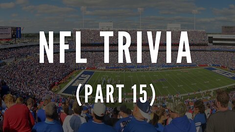 NFL Trivia - Part 15